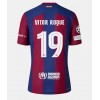 Barcelona Vitor Roque #19 Hemmatröja 2023-24 Korta ärmar